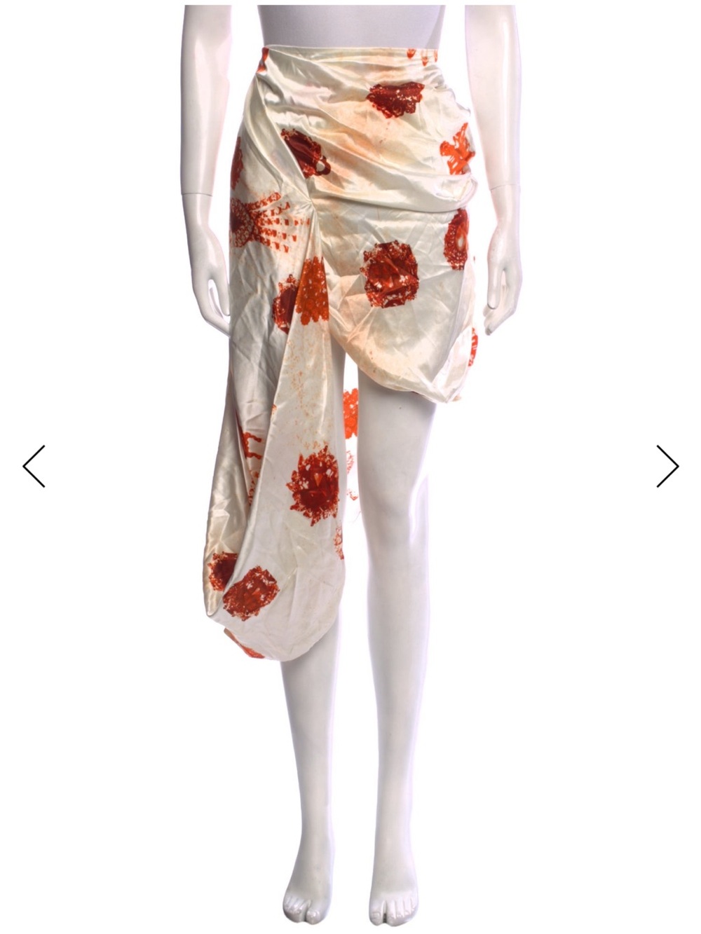 Christoper Esber Silk Midi Length Skirt
